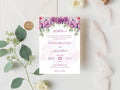 Editable Nikkah Invitation Floral Muslim Wedding Card Nikkah Invite Canva Template